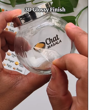 3D Kitchen Permanent Stickers